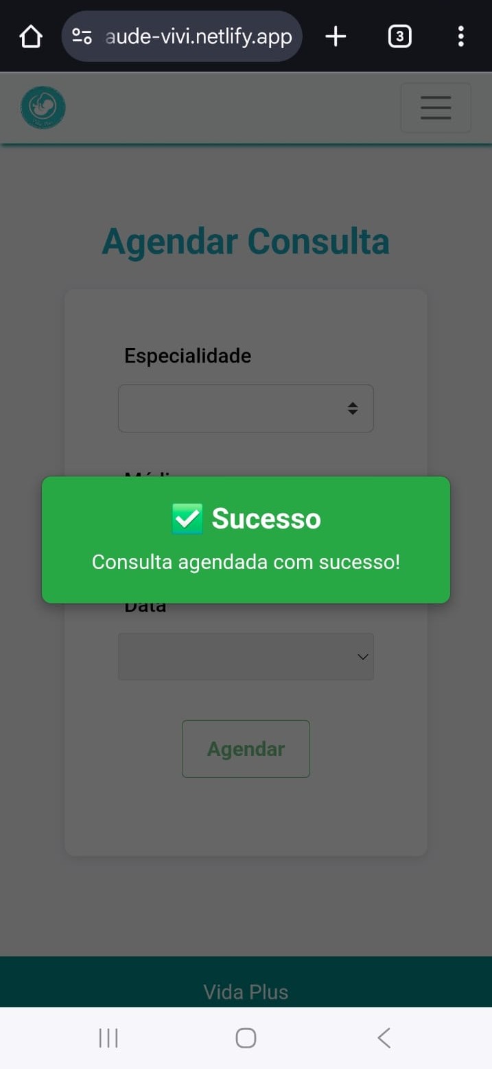 imagem sucesso ao agendar consulta mobile